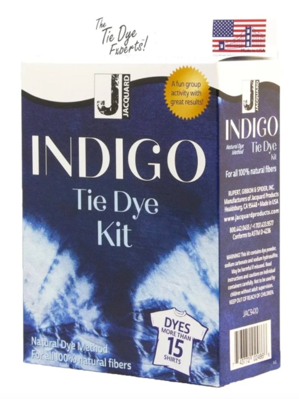 NEW Jacquard Indigo Tie Dye Kit • Natural Indigo • Dye 15+ Shirts